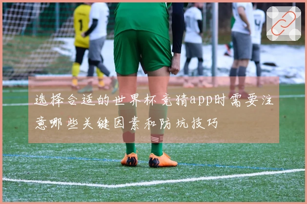 选择合适的世界杯竞猜app时需要注意哪些关键因素和防坑技巧