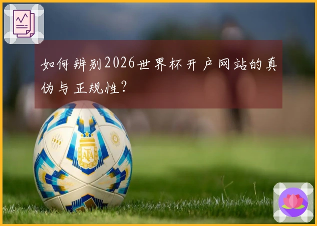 如何辨别2026世界杯开户网站的真伪与正规性？